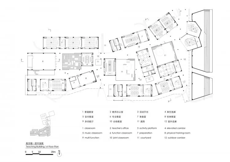 BIM建筑|同济大学附属实验小学 / 刘宇扬建筑事务所