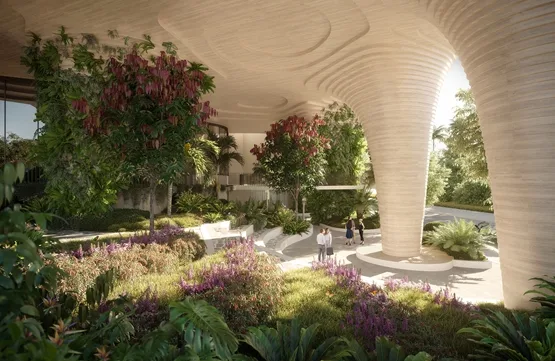 BIM建筑|高田浩一在布里斯班推出覆盖植物的高层住宅