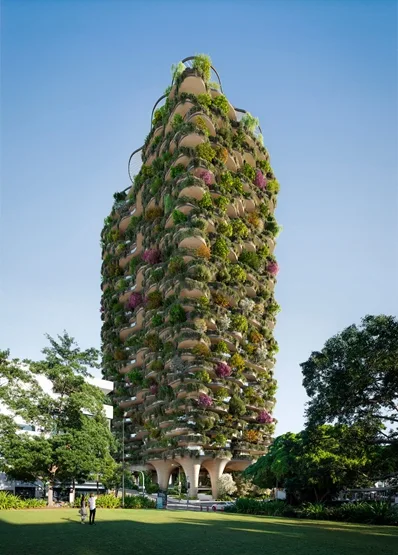 BIM建筑|高田浩一在布里斯班推出覆盖植物的高层住宅