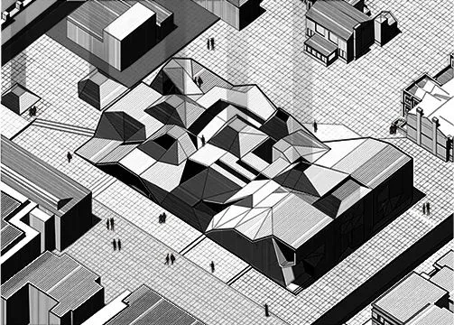 BIM建筑|2020建筑新人赛TOP 2 | 学院派“教科书‘级别的折板屋面美术馆