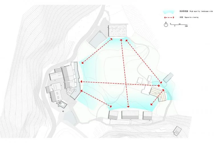 BIM建筑|可居可游，在半山稻田之间：重庆垫江巴谷宿集建筑设计 / 三文建筑
