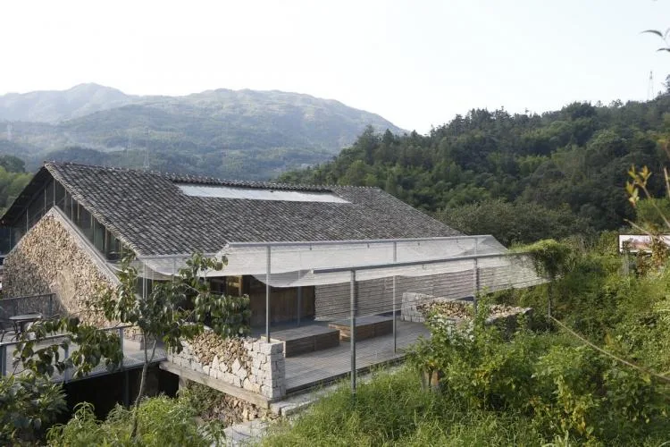 BIM建筑|小岙中通文化驿站：古朴村落中悠然而居 / 众生设计