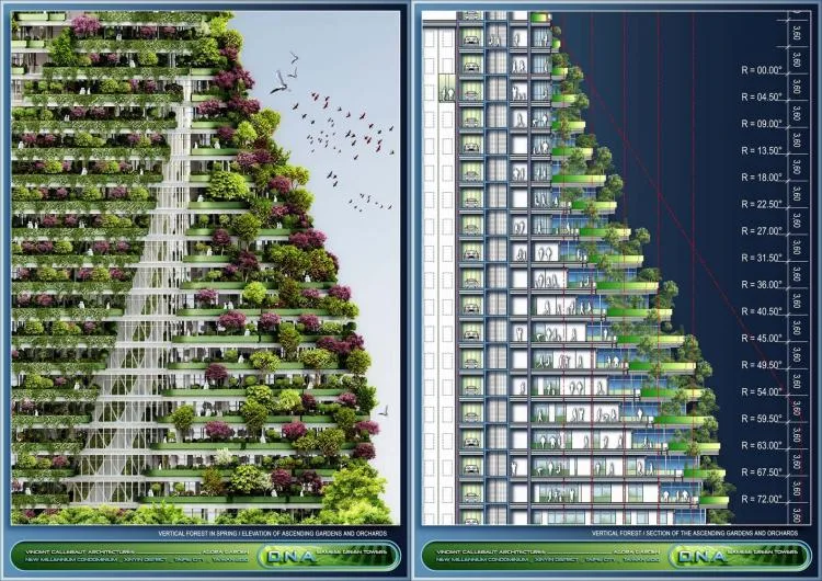 BIM建筑|陶朱隐园，反全球变暖+低碳生态住宅 / Vincent Callebaut Architectures