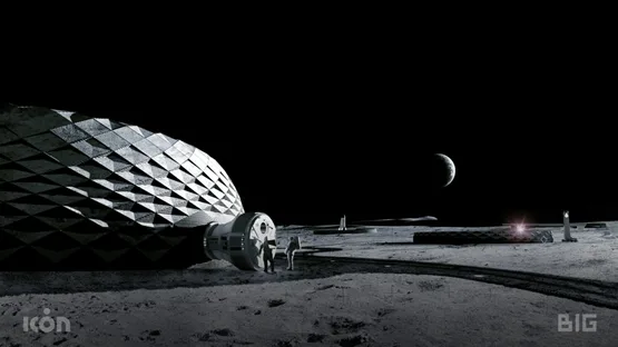 BIM建筑|BIG和美国宇航局合作为月球设计3D打印建筑