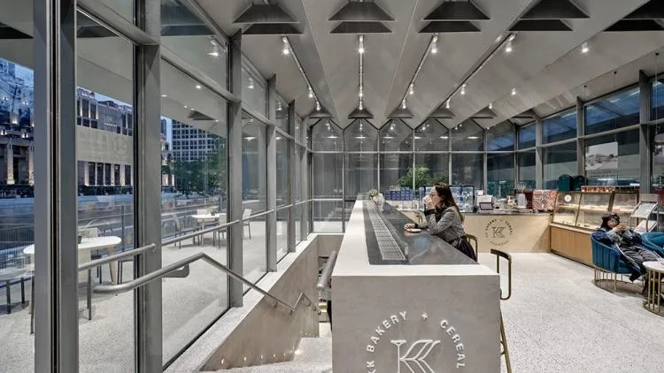 BIM建筑|上海苏州河中石化加油站改造 / 同济原作设计工作室