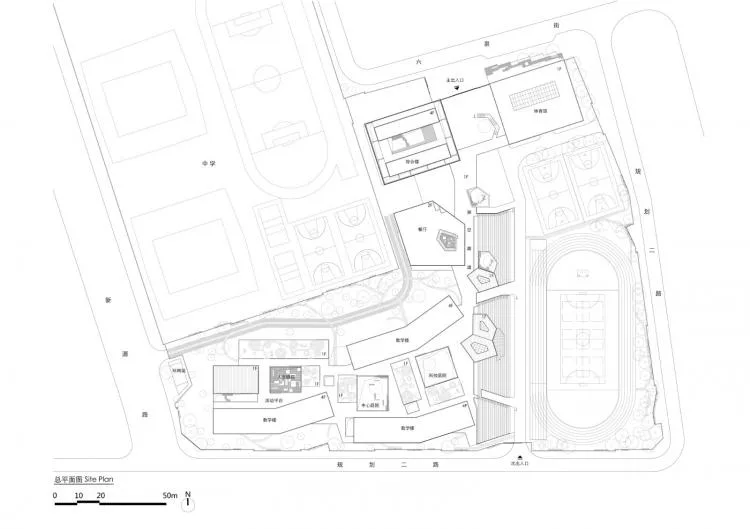 BIM建筑|同济大学附属实验小学 / 刘宇扬建筑事务所