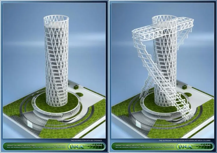BIM建筑|陶朱隐园，反全球变暖+低碳生态住宅 / Vincent Callebaut Architectures