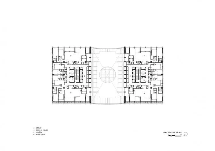 BIM建筑|辛德霍恩凯宾斯基酒店，在城市绿地中“跳舞” / Plan Architect