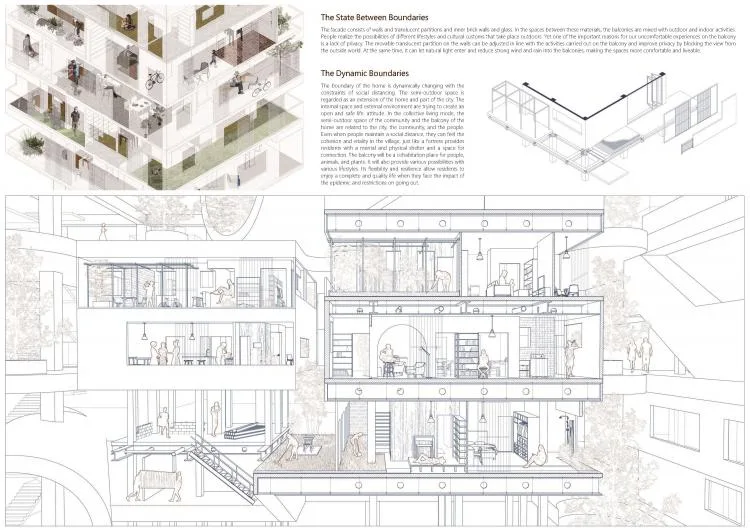 BIM建筑|住宅的未来 - 在大流感来临之前与之后 | 2021纸上住宅建筑国际竞图结果
