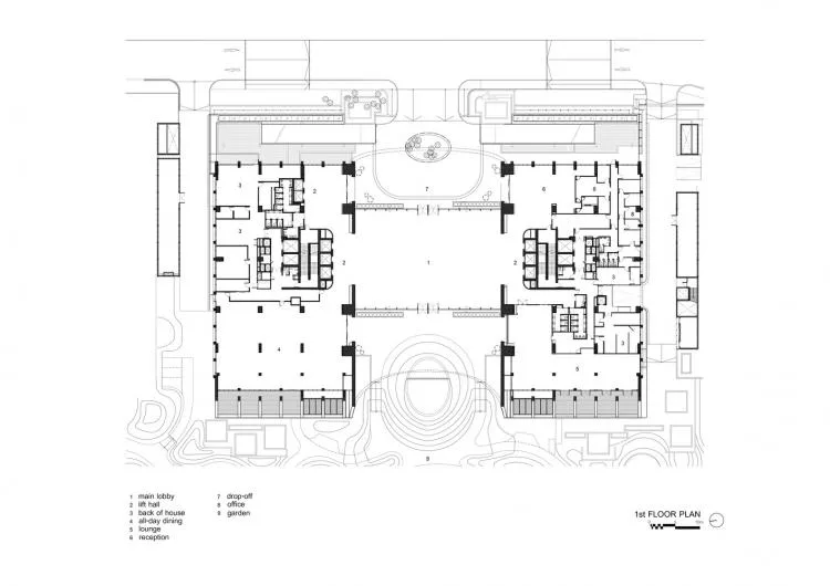 BIM建筑|辛德霍恩凯宾斯基酒店，在城市绿地中“跳舞” / Plan Architect
