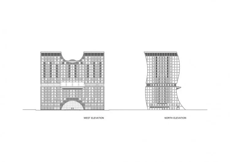 BIM建筑|辛德霍恩凯宾斯基酒店，在城市绿地中“跳舞” / Plan Architect