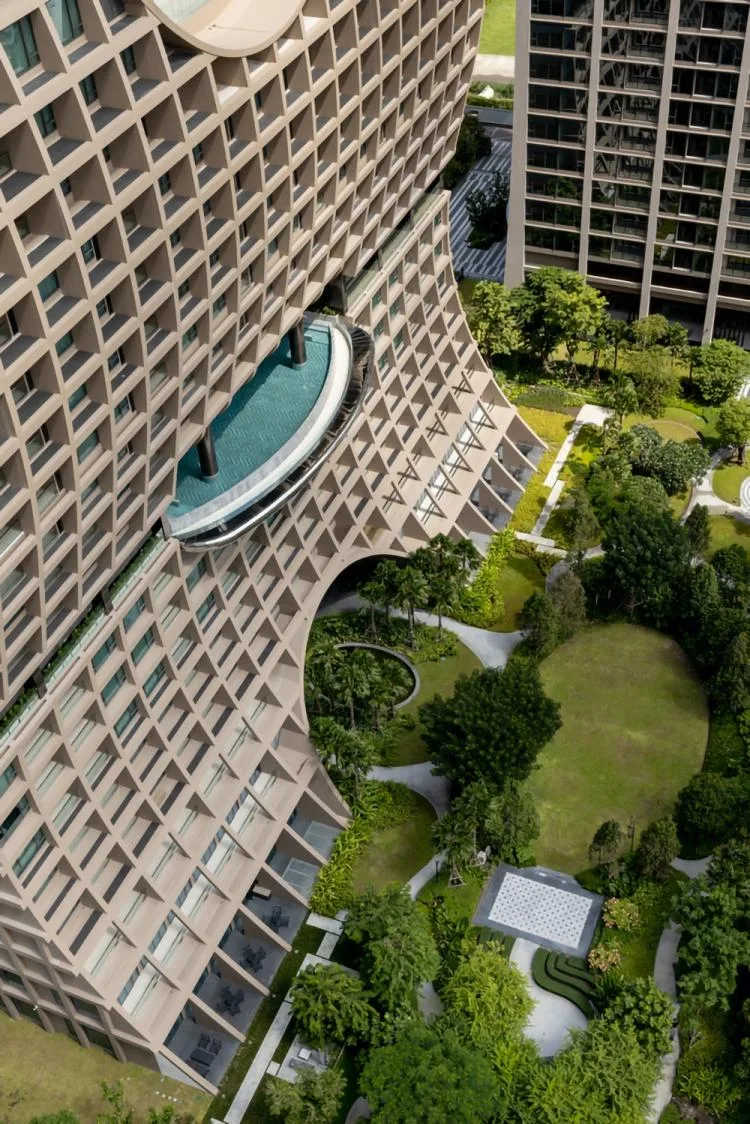 BIM建筑|辛德霍恩凯宾斯基酒店，在城市绿地中“跳舞” / Plan Architect