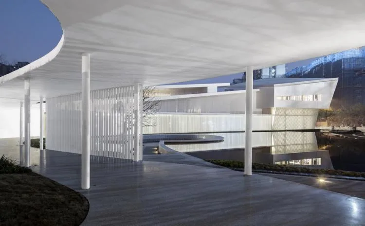 BIM建筑|苏坡艺廊/小隐建筑——廊桥意象，一幅光影的画卷