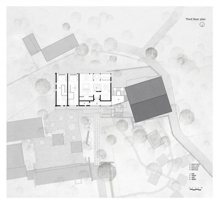 BIM建筑|马儿山村·林语山房民宿酒店，湖南，张家界 / 尌林建筑设计事务所
