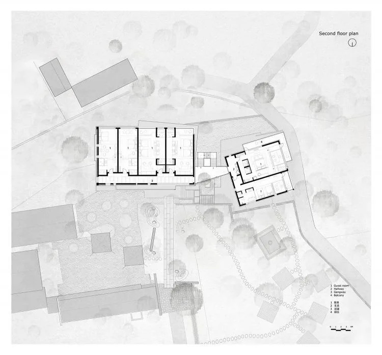 BIM建筑|马儿山村·林语山房民宿酒店，湖南，张家界 / 尌林建筑设计事务所