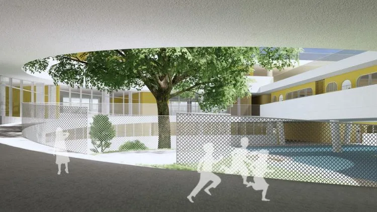 BIM建筑|海口江东寰岛实验学校/迹·建筑事务所（TAO）