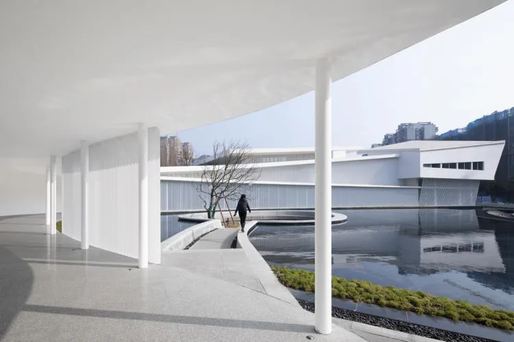 BIM建筑|苏坡艺廊/小隐建筑——廊桥意象，一幅光影的画卷