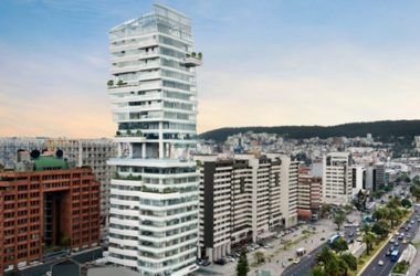 BIM建筑|卡洛斯·萨帕塔设计厄瓜多尔的弧形玻璃塔楼-BIM建筑网