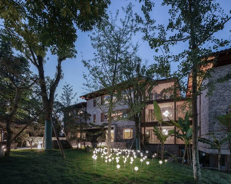 BIM建筑|马儿山村·林语山房民宿酒店，湖南，张家界 / 尌林建筑设计事务所