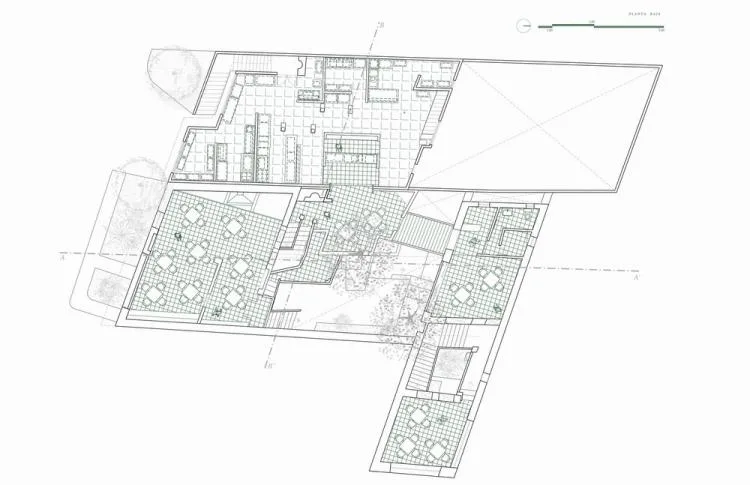 BIM建筑|“三屋合一” 小餐馆/ 墨西哥Taller de Arquitectura y Diseño