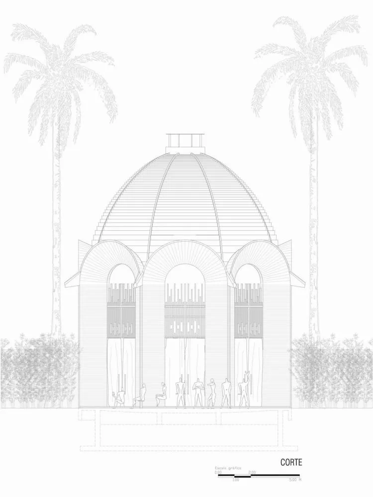 BIM建筑|Jojutla 灾后重建|圣十字教堂 / 墨西哥Taller de Arquitectura X