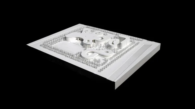 BIM建筑|海口江东寰岛实验学校/迹·建筑事务所（TAO）