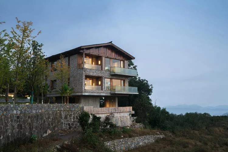 BIM建筑|马儿山村·林语山房民宿酒店，湖南，张家界 / 尌林建筑设计事务所