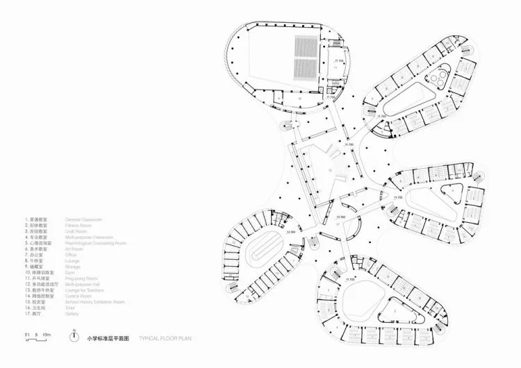 BIM建筑|海口江东寰岛实验学校/迹·建筑事务所（TAO）