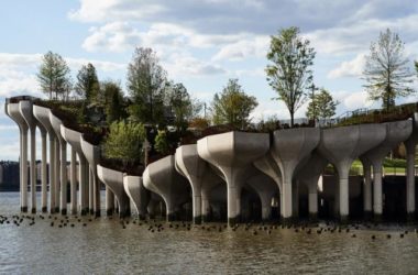 BIM建筑|鬼才建筑师Heatherwick新作：哈德逊河小岛公园/Heatherwick studio-BIM建筑网