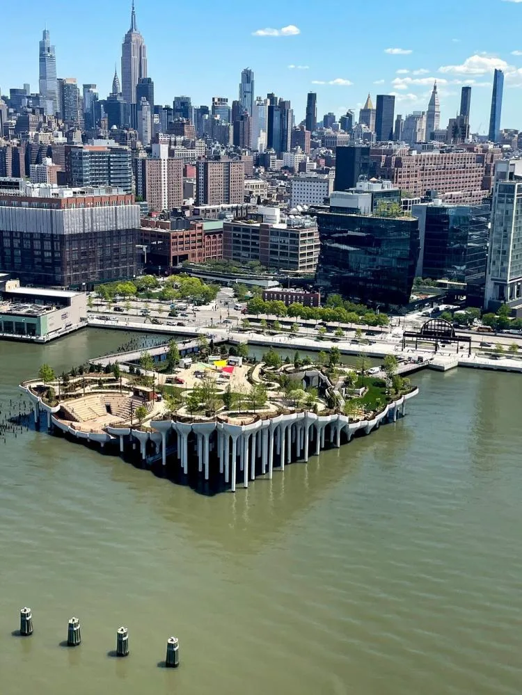 BIM建筑|鬼才建筑师Heatherwick新作：哈德逊河小岛公园/Heatherwick studio