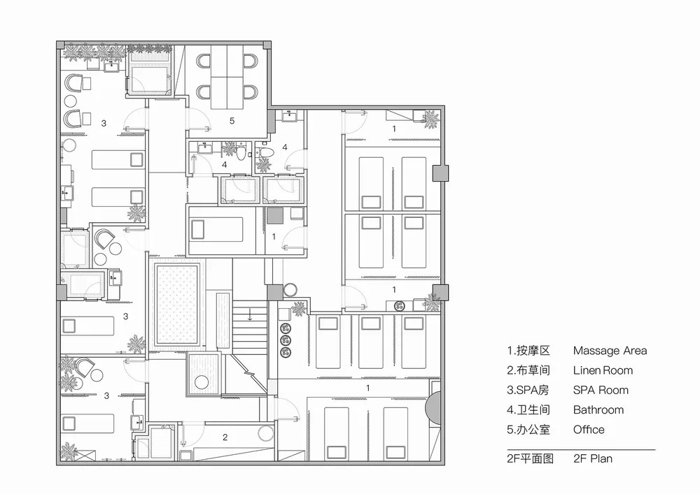 BIM建筑|使人宛如置身于清迈的SPA空间/灯灯灯凳创意公司