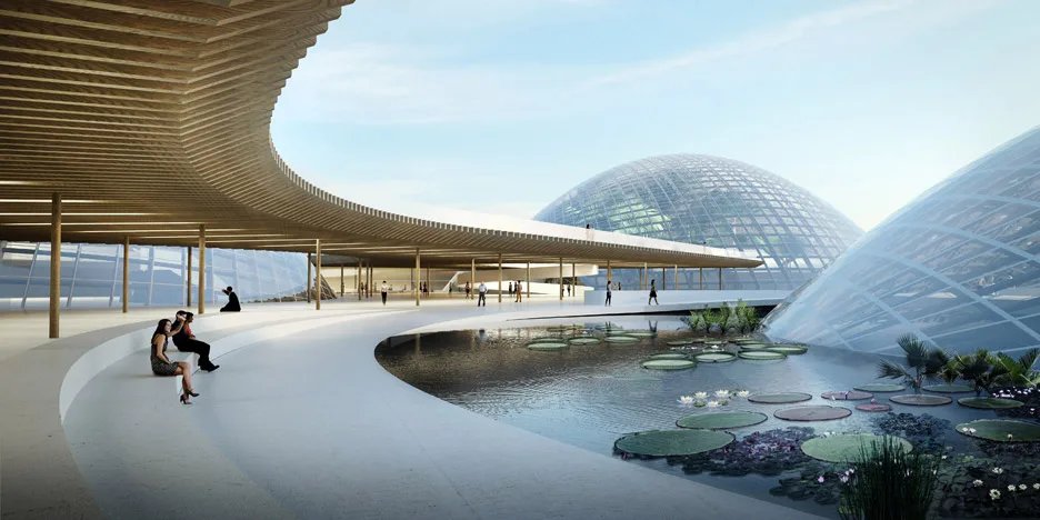 BIM建筑|山西太原穹顶植物园/DMAA