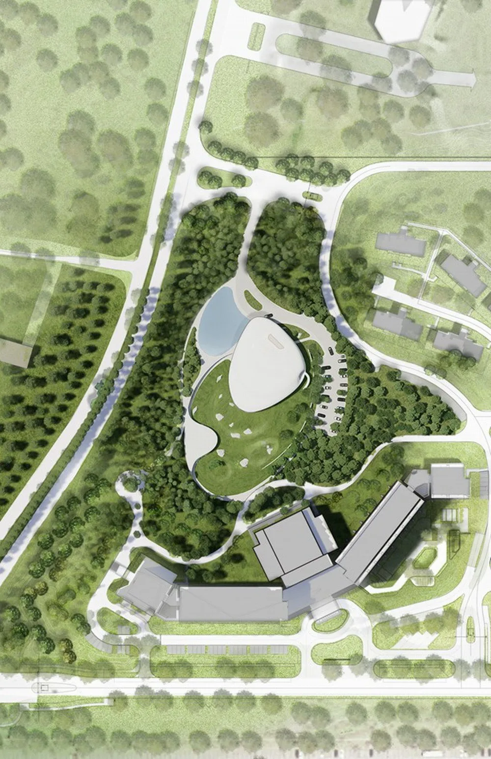 BIM建筑|MAD新作_阿那亚“云中心”方案设计 / MAD建筑事务所
