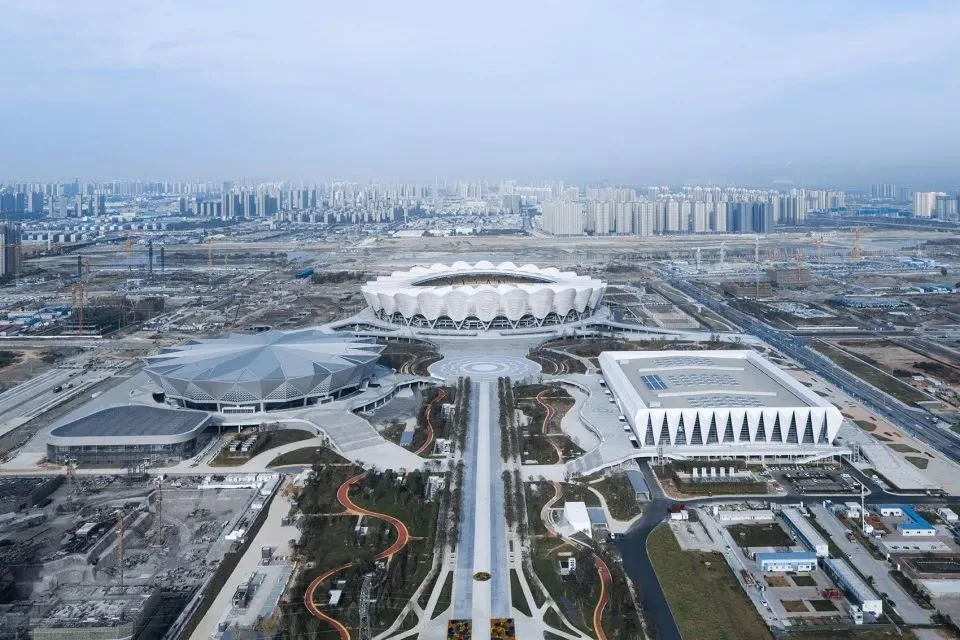 招商蛇口西安丝路中心丨奥体中轴、丝路之门这样打造