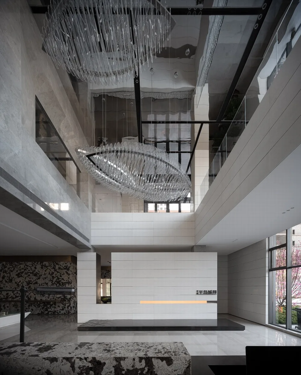 BIM建筑|中洲青岛半岛城邦售楼处/MYP设计事务所