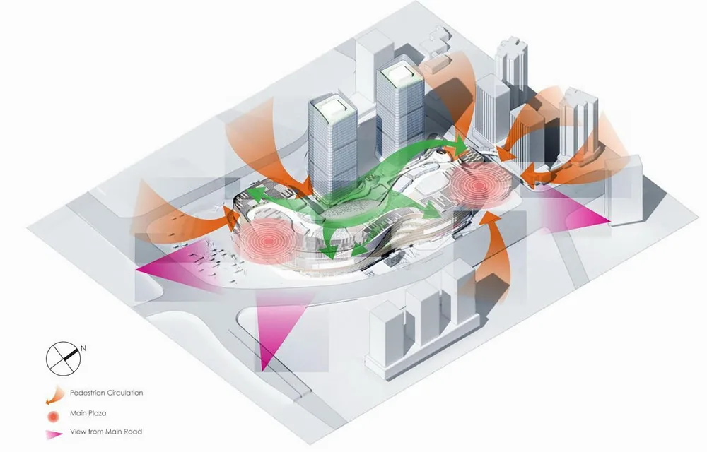 BIM建筑|香港置地重庆光环The Ring购物公园——PHA湃昂国际建筑设计