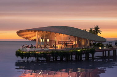 BIM建筑|隈研吾沙特阿拉伯度假村方案：在水陆间起伏-BIM建筑网