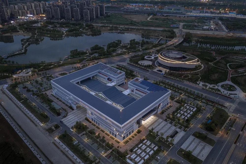 BIM建筑|肥东县政务服务中心/上海华都建筑（HDD）