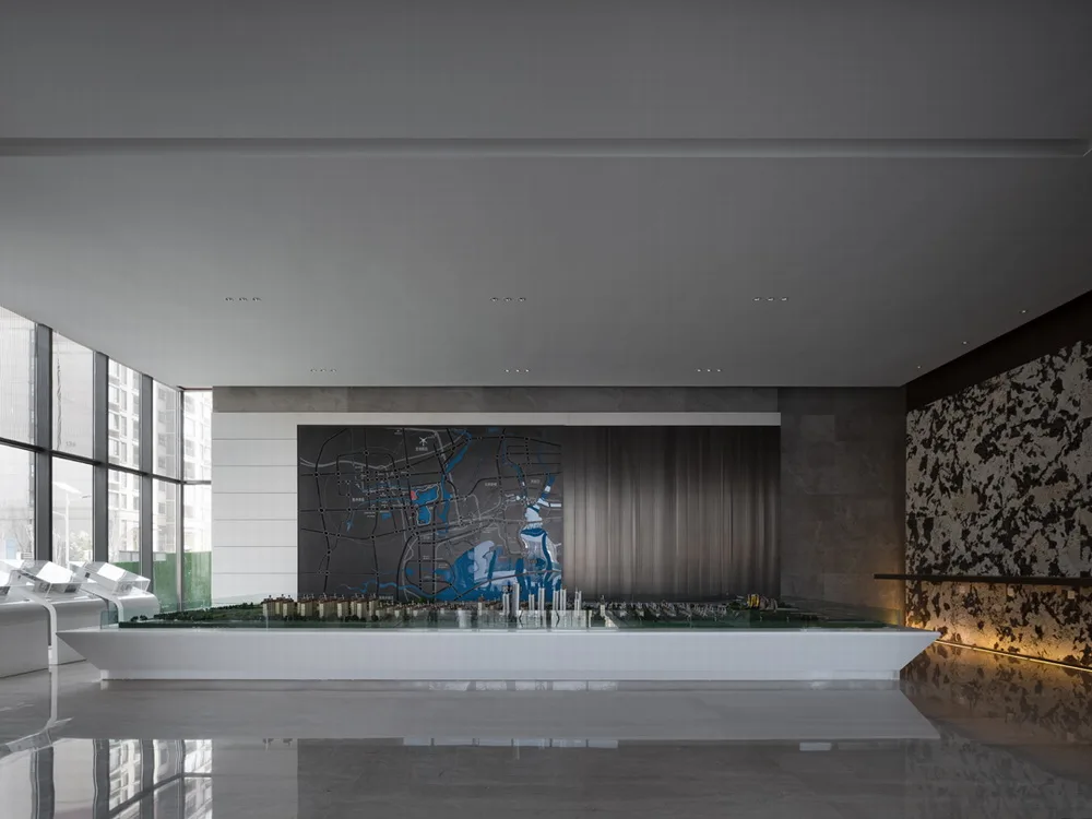 BIM建筑|中洲青岛半岛城邦售楼处/MYP设计事务所