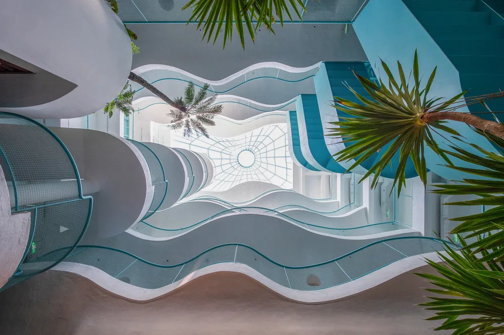 BIM建筑|如果，建筑是海浪：Le Bouton酒店/D1 Architectural Studio