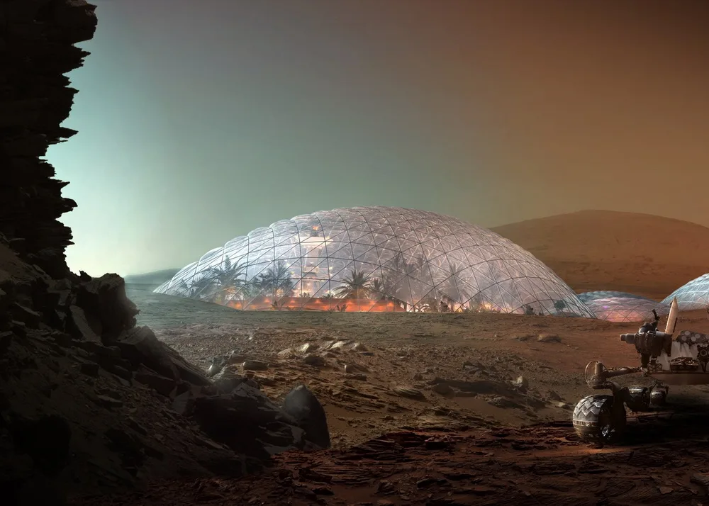 BIM建筑|【CAA LAB丨未来人类居所】火星，我们来了！