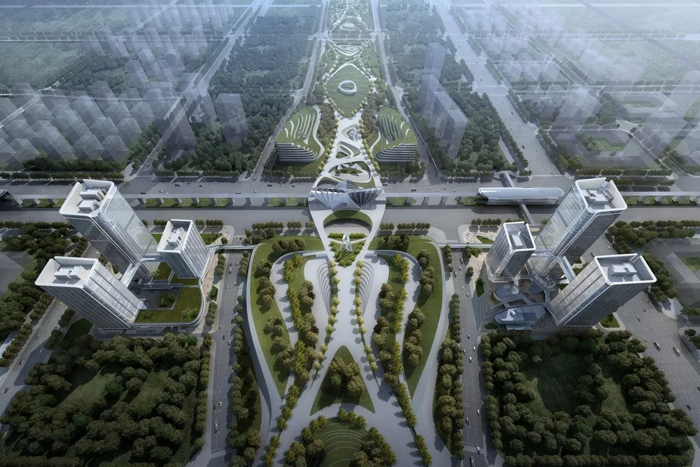 BIM建筑|招商蛇口西安丝路中心/上海三益