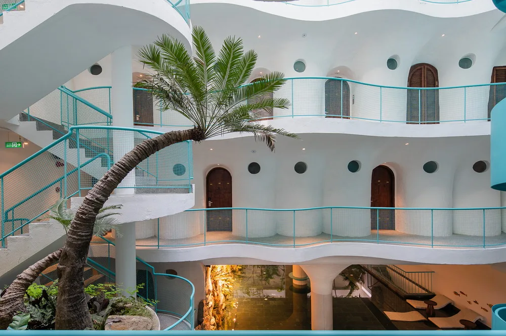 BIM建筑|如果，建筑是海浪：Le Bouton酒店/D1 Architectural Studio