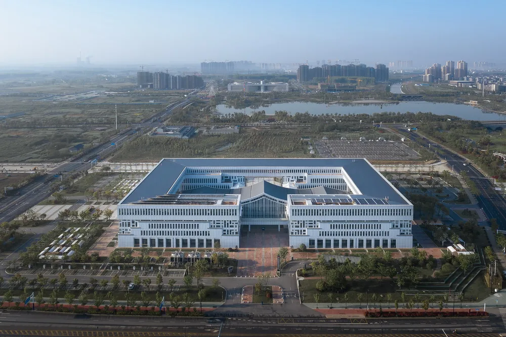 BIM建筑|肥东县政务服务中心/上海华都建筑（HDD）