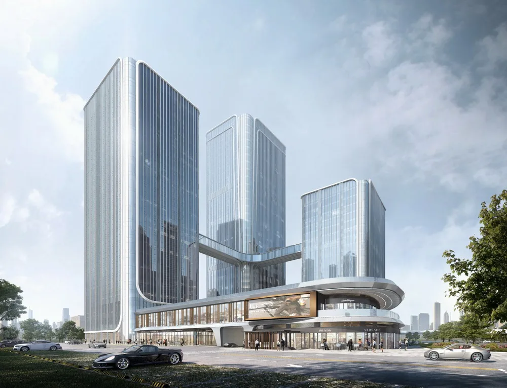 BIM建筑|招商蛇口西安丝路中心/上海三益