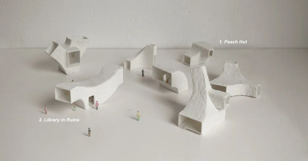 BIM建筑|微建筑系列 II – 废墟书屋/一树建筑