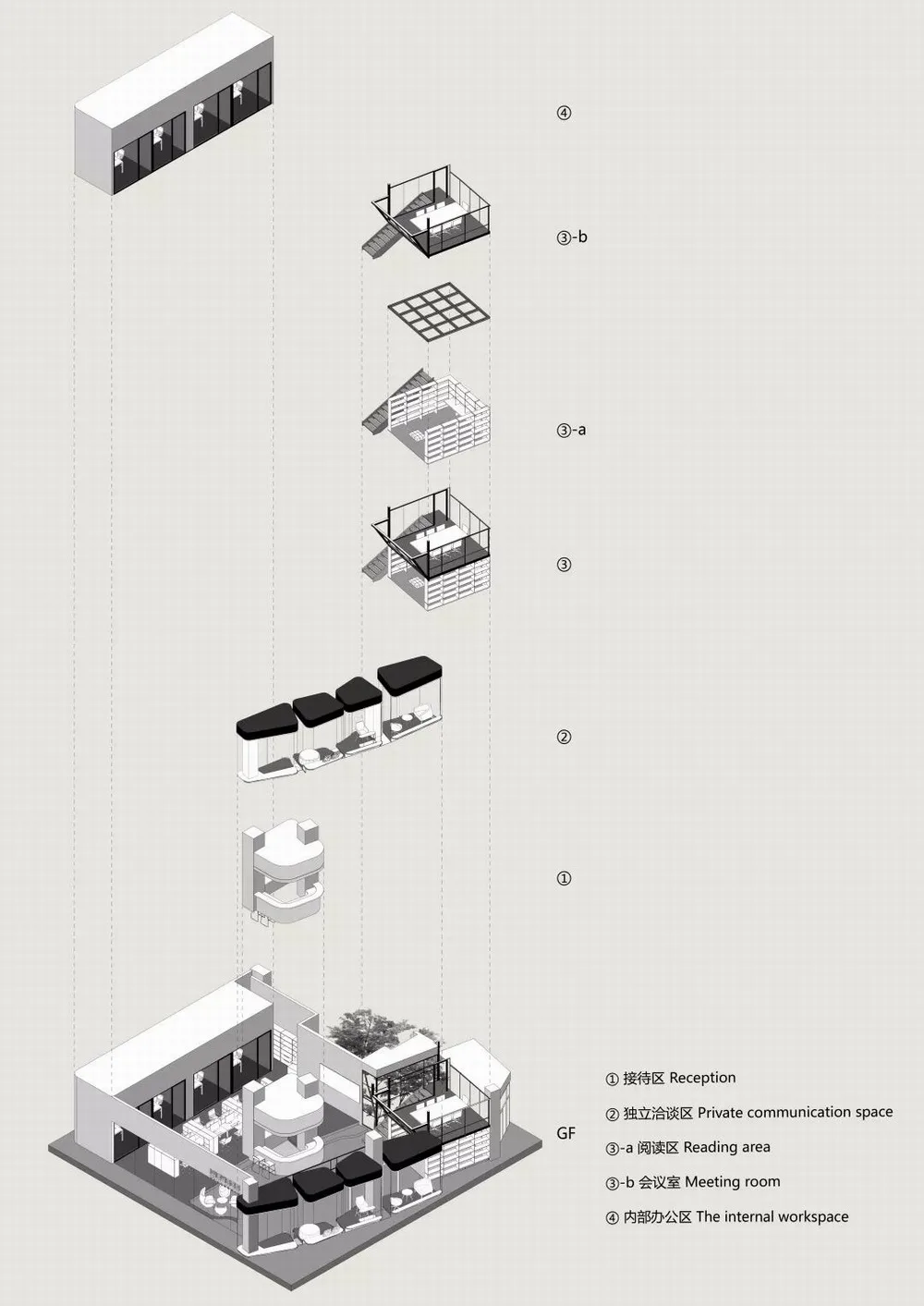 BIM建筑|对律师事务所的温柔诠释/未韬建筑事务所