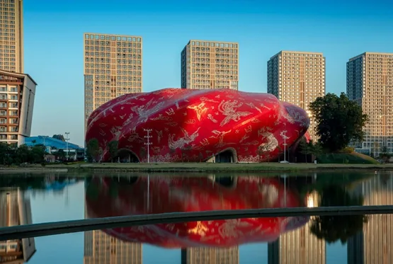 BIM建筑|史蒂芬·奇尔顿设计“纹身”广州剧院
