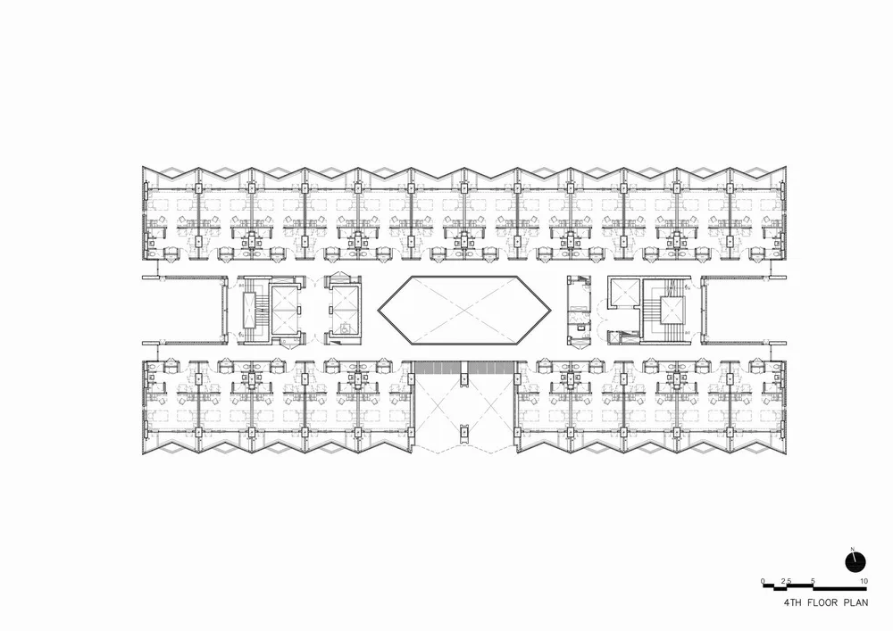 BIM建筑|白衣天使的架空中庭宿舍楼/Plan Architect