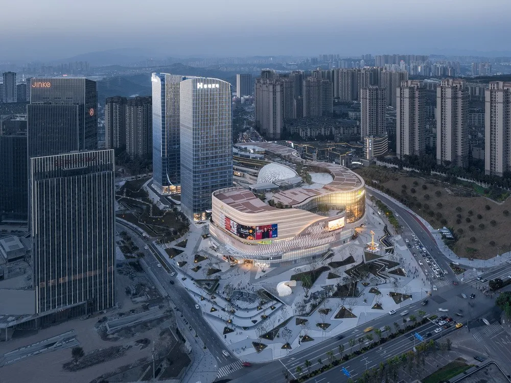 BIM建筑|香港置地重庆光环The Ring购物公园——PHA湃昂国际建筑设计
